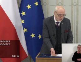 Senator Marek Komorowski - Wystąpienie z dnia 18 lutego 2026 roku.