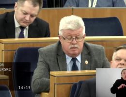 Senator Jan Hamerski - Wystąpienie z dnia 27 marca 2026 roku.